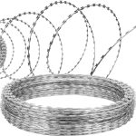 What is the relative effect of the protective ability of the blade barbed wire